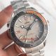 Copy Omega Seamaster 007 SS Black & Orange Bezel Gray Dial Watch(2)_th.jpg